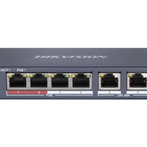 HIKVISION 4+2 POE DS-3E0106P-E/M